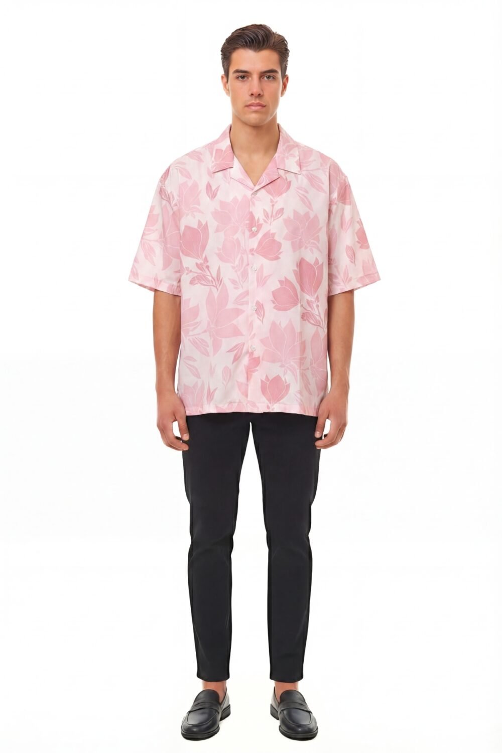 PETAL PINK GARDEN OVERSIZED SHIRT