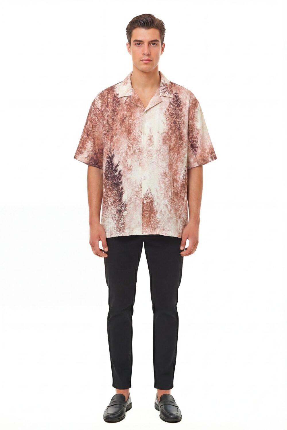 VINTAGE WOODLAND SEPIA OVERSIZED SHIRT