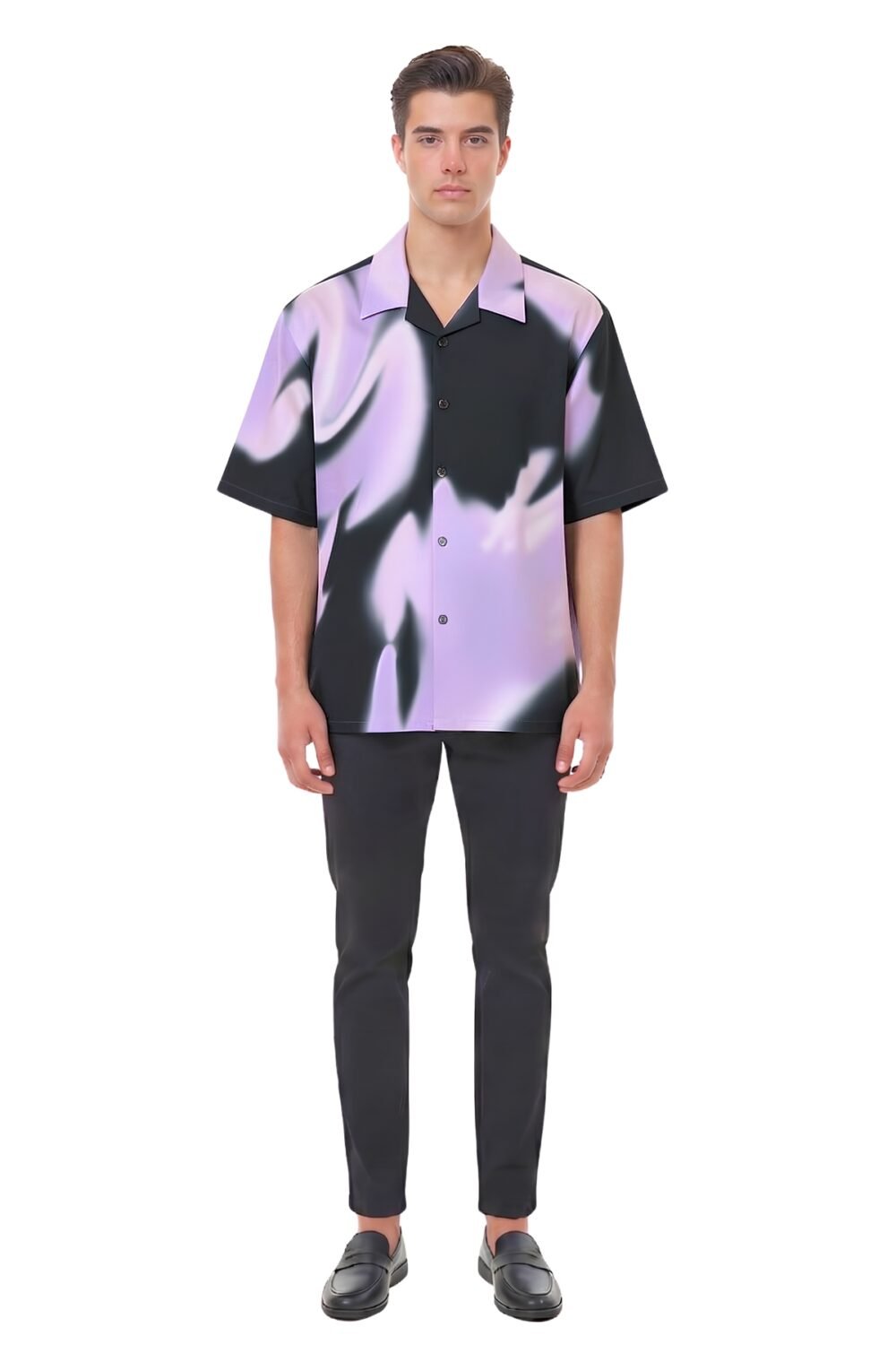 NEON AURA GRADIENT OVERSIZED SHIRT