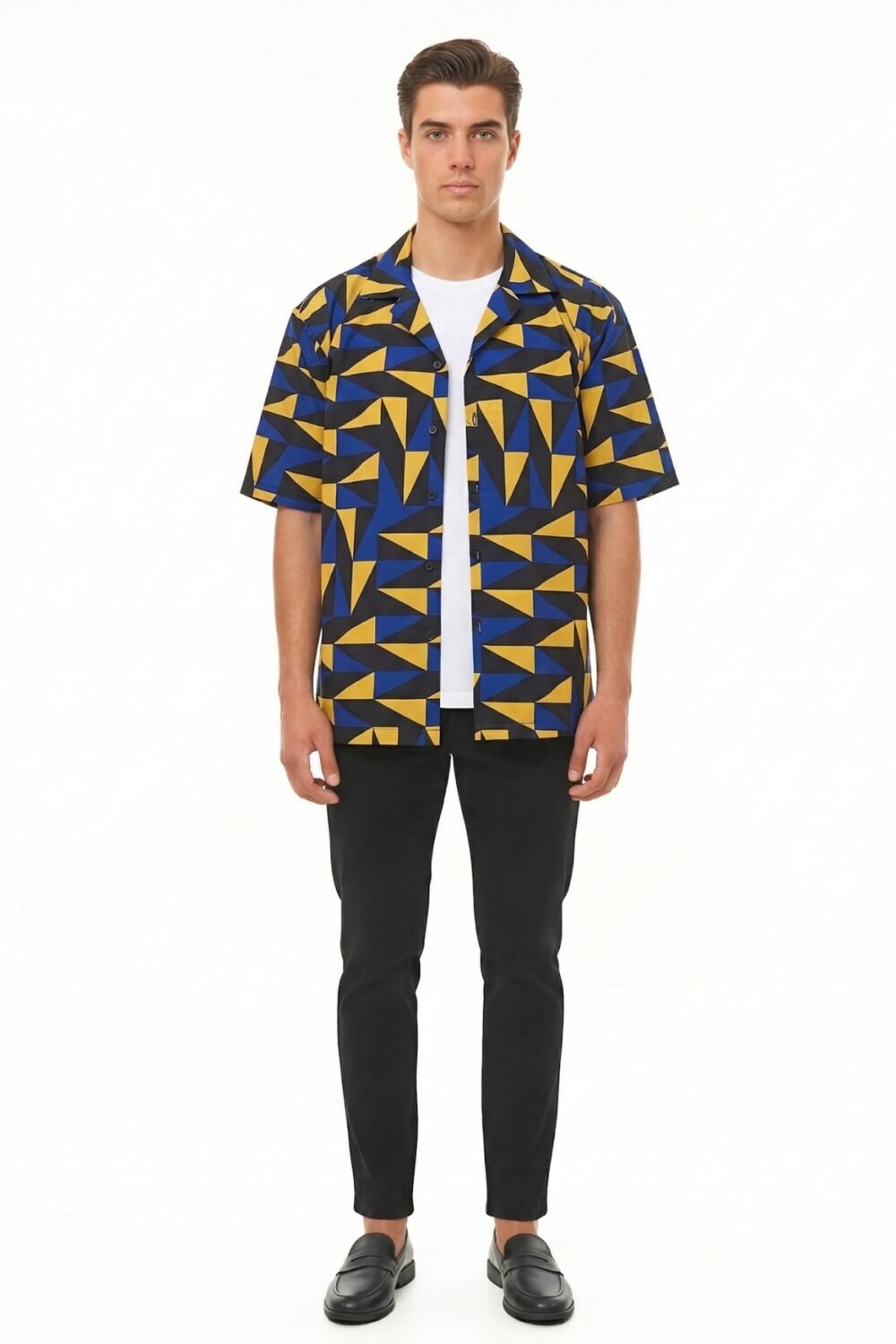 PRIMARY COLORBLOCK GEOMETRIC OVERSIZED SHIRT